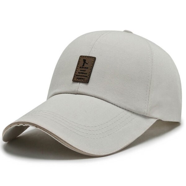 Leather Logo Patch Premium Baseball Cap - 图片 5