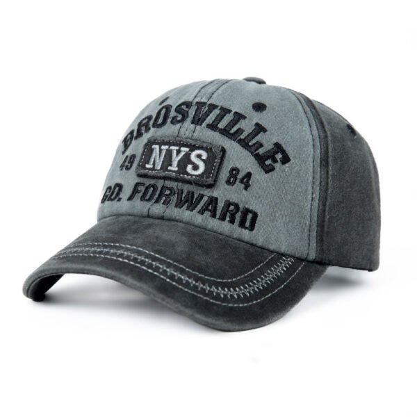 NYS Woven LOGO Washing Cotton Baseball Cap